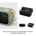 Silicone case for wireless microphone charging case